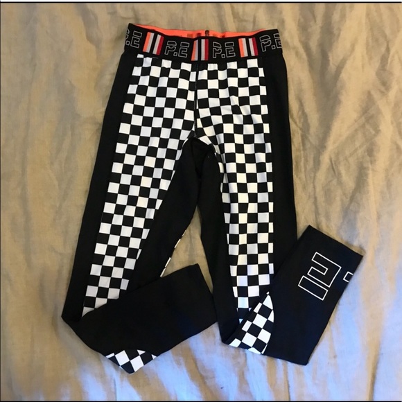 P.E Nation Pants - P.E. Nation by Pip Edwards checkered leggings